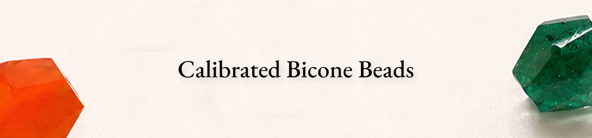 Calibrated Bicone Beads
