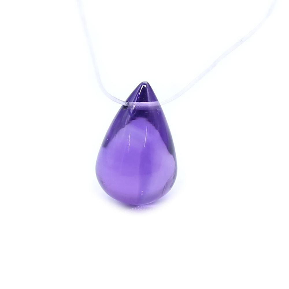 Amethyst (African) Drops Briolette (Side Drill)