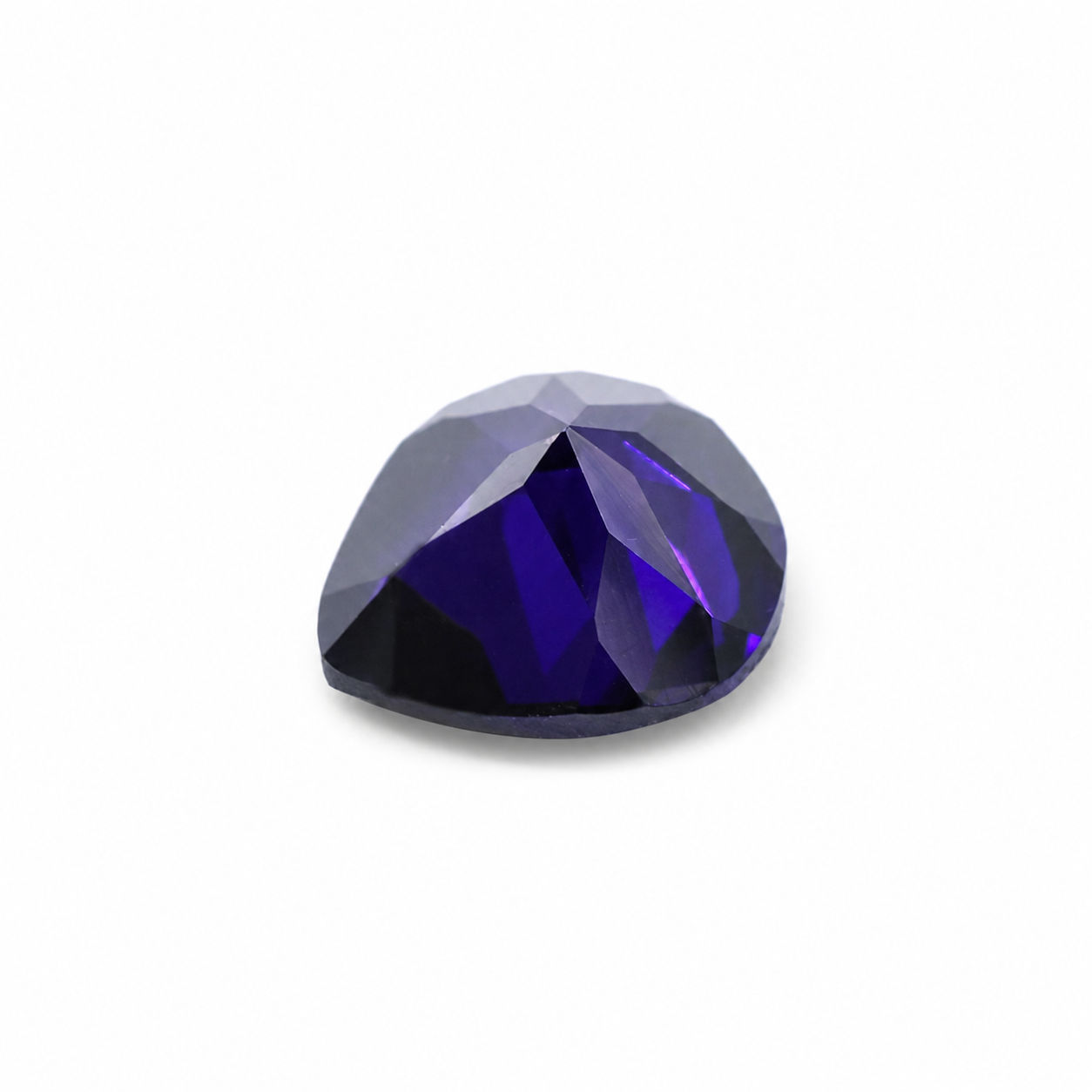 Cubic Zirconia (Amethyst Color) Heart Shape Faceted