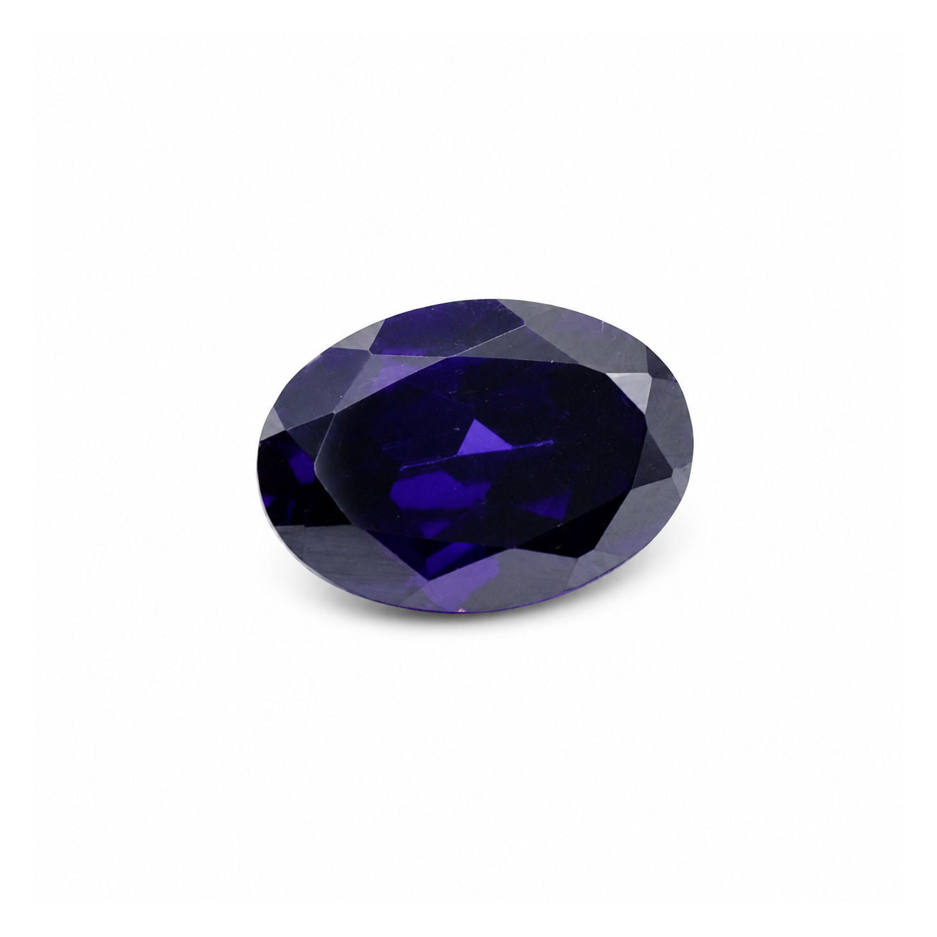 Cubic Zirconia (Amethyst Color) Oval Faceted