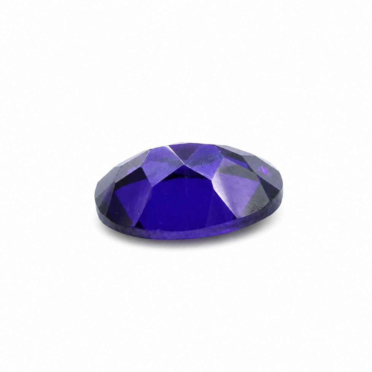 Cubic Zirconia (Amethyst Color) Oval Faceted