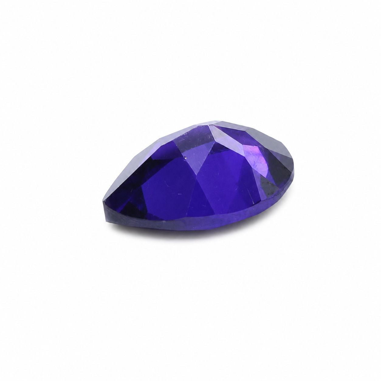 Cubic Zirconia (Amethyst Color) Pear Faceted