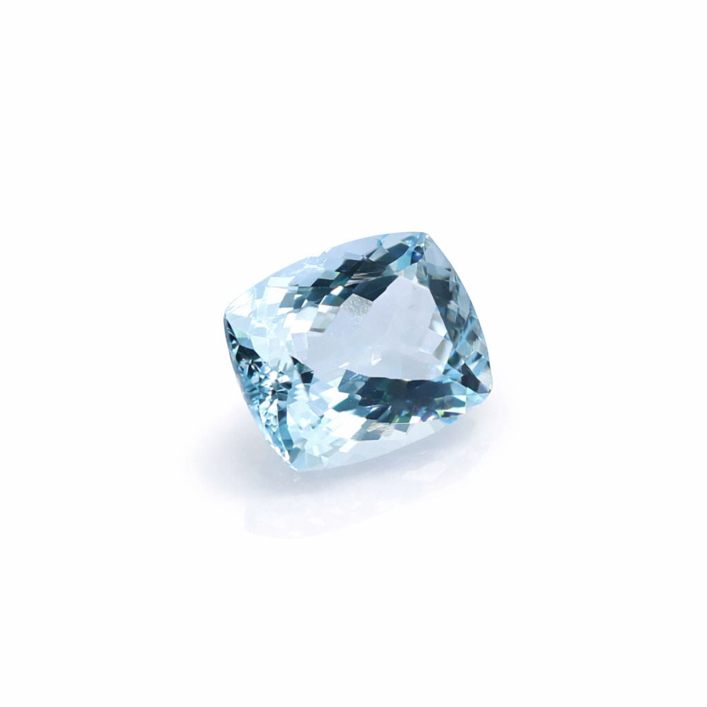 Aquamarine Elongated Cushion Faceted
