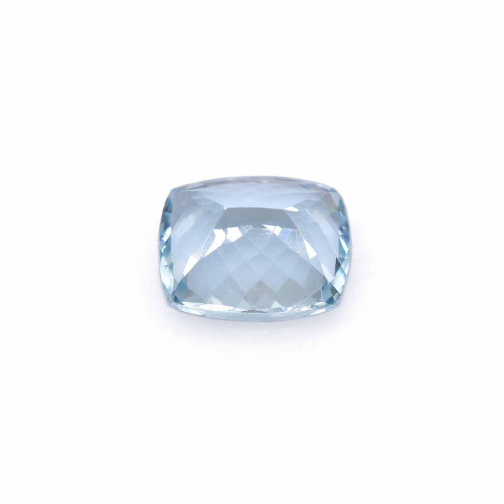 Aquamarine Elongated Cushion Faceted