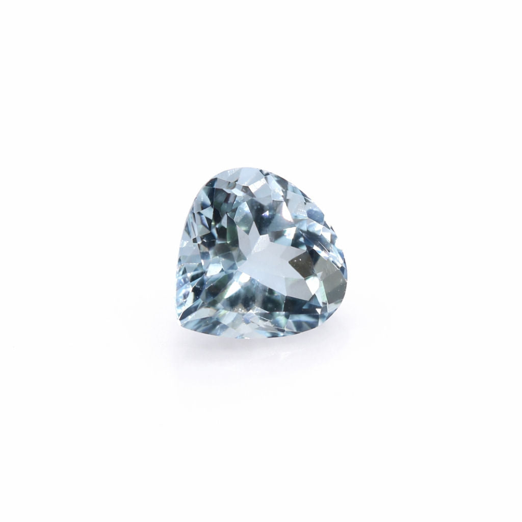 Aquamarine Heart Shape Faceted