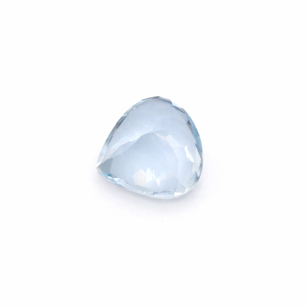 Aquamarine Heart Shape Faceted