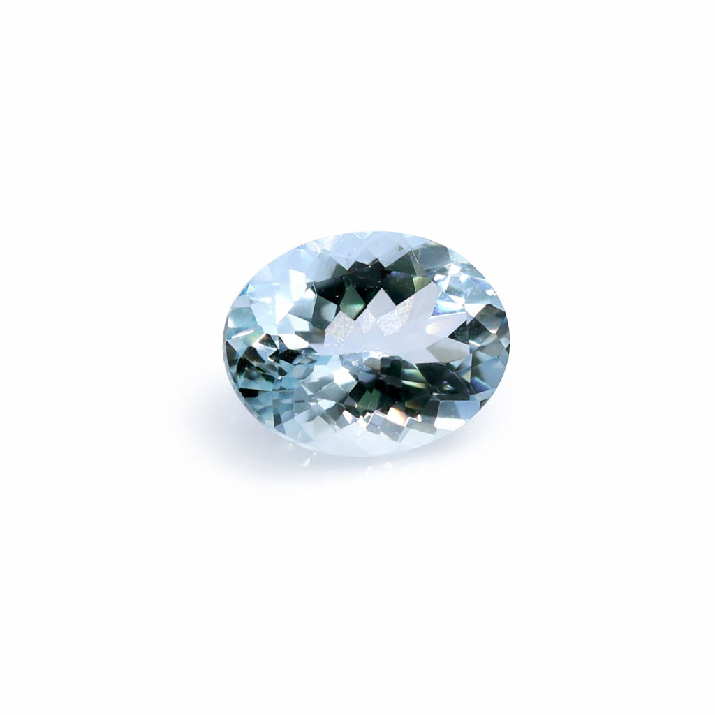 Aquamarine Oval Faceted