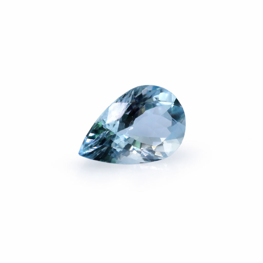 Aquamarine Pear Faceted