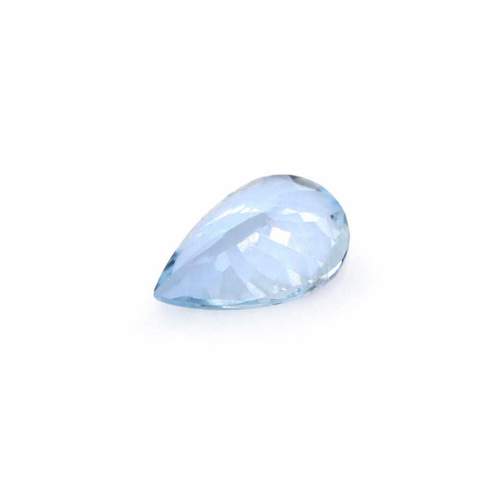 Aquamarine Pear Faceted