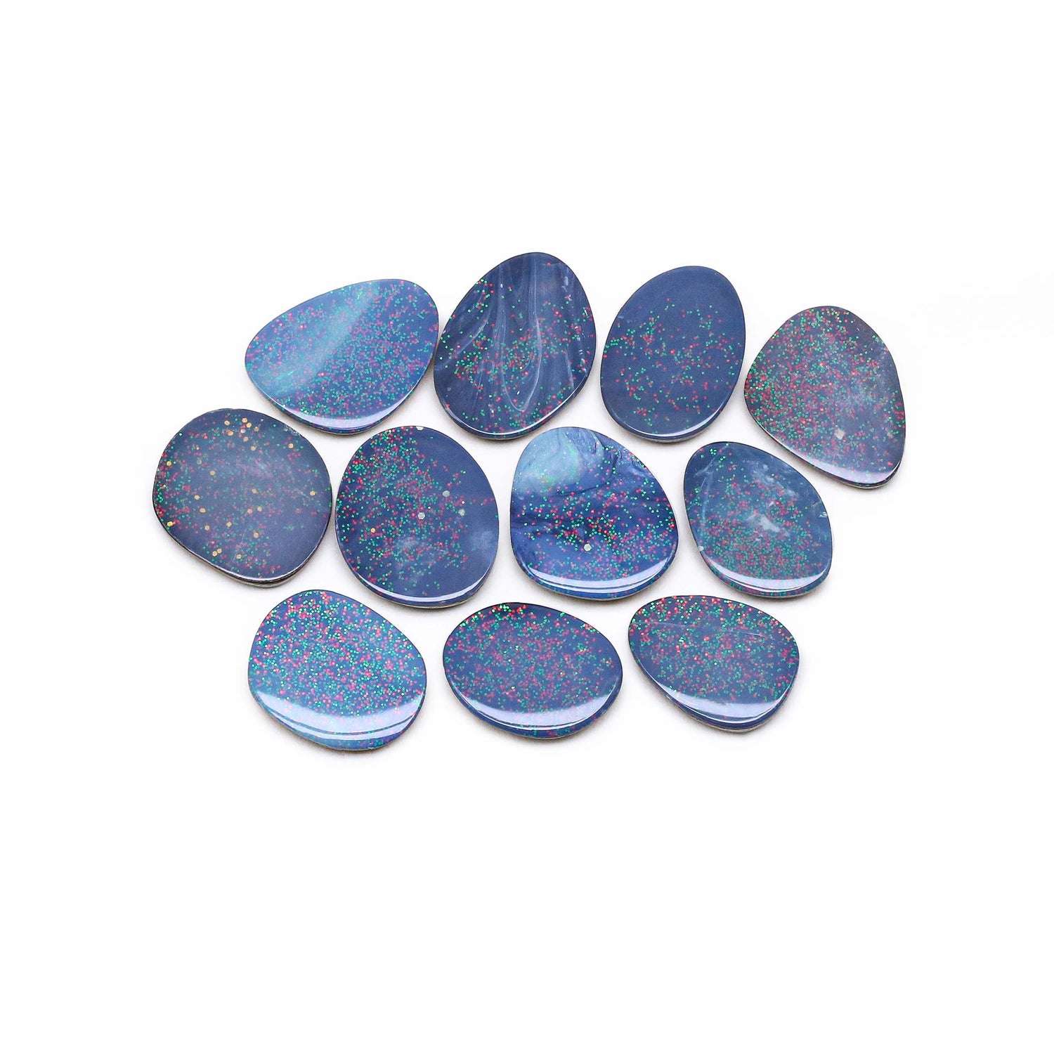 Australian Opal Doublet 15.50x11.50mm to 18x13.50mm Mix Smooth Slices