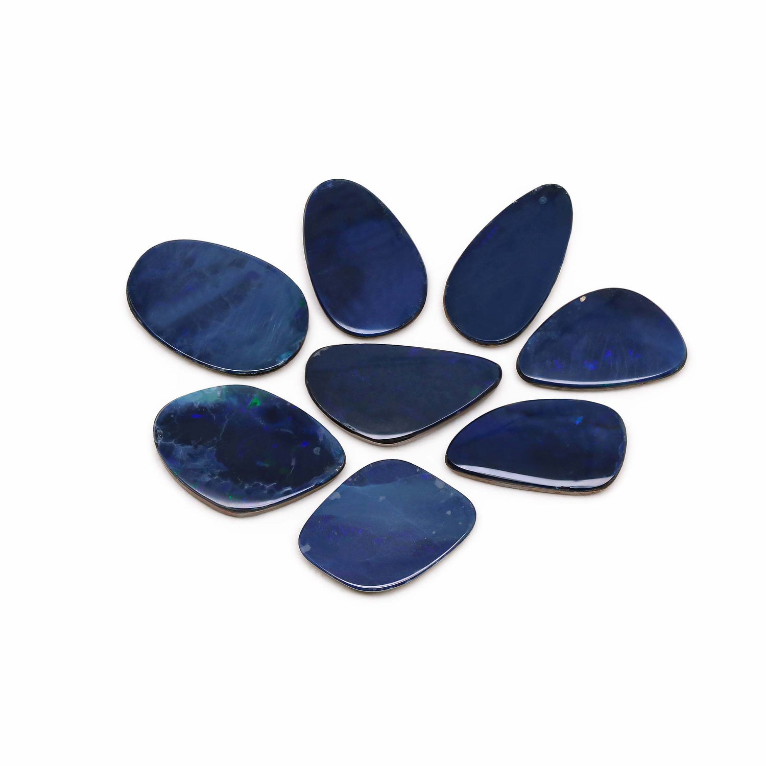 Australian Opal Doublet 17.50x11mm to 20x13.50mm Mix Smooth Slices