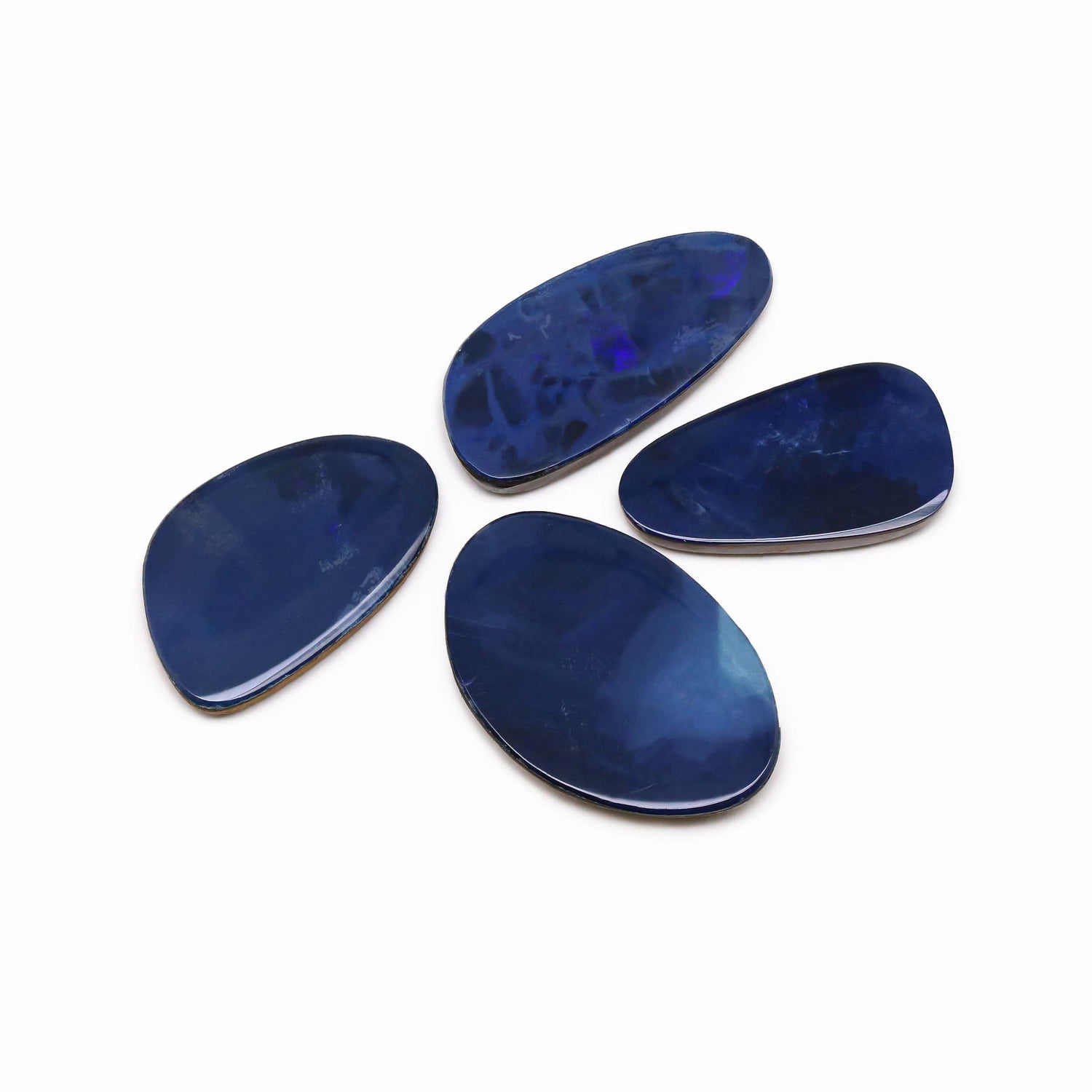 Australian Opal Doublet 22.50x12.50mm to 26x17.50mm Mix Smooth Slices