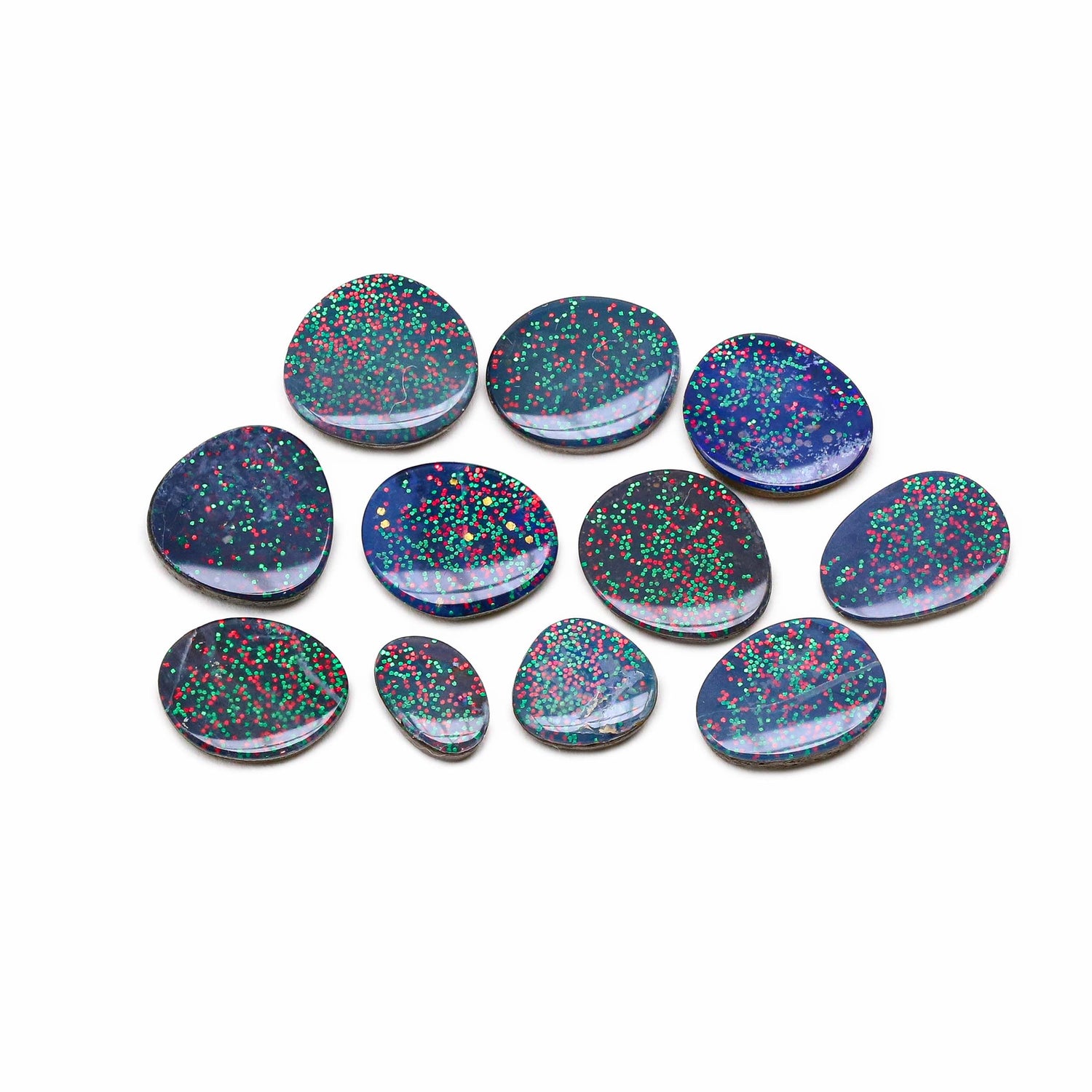 Australian Opal Doublet 7x5mm to 10x9.50mm Mix Smooth Slices