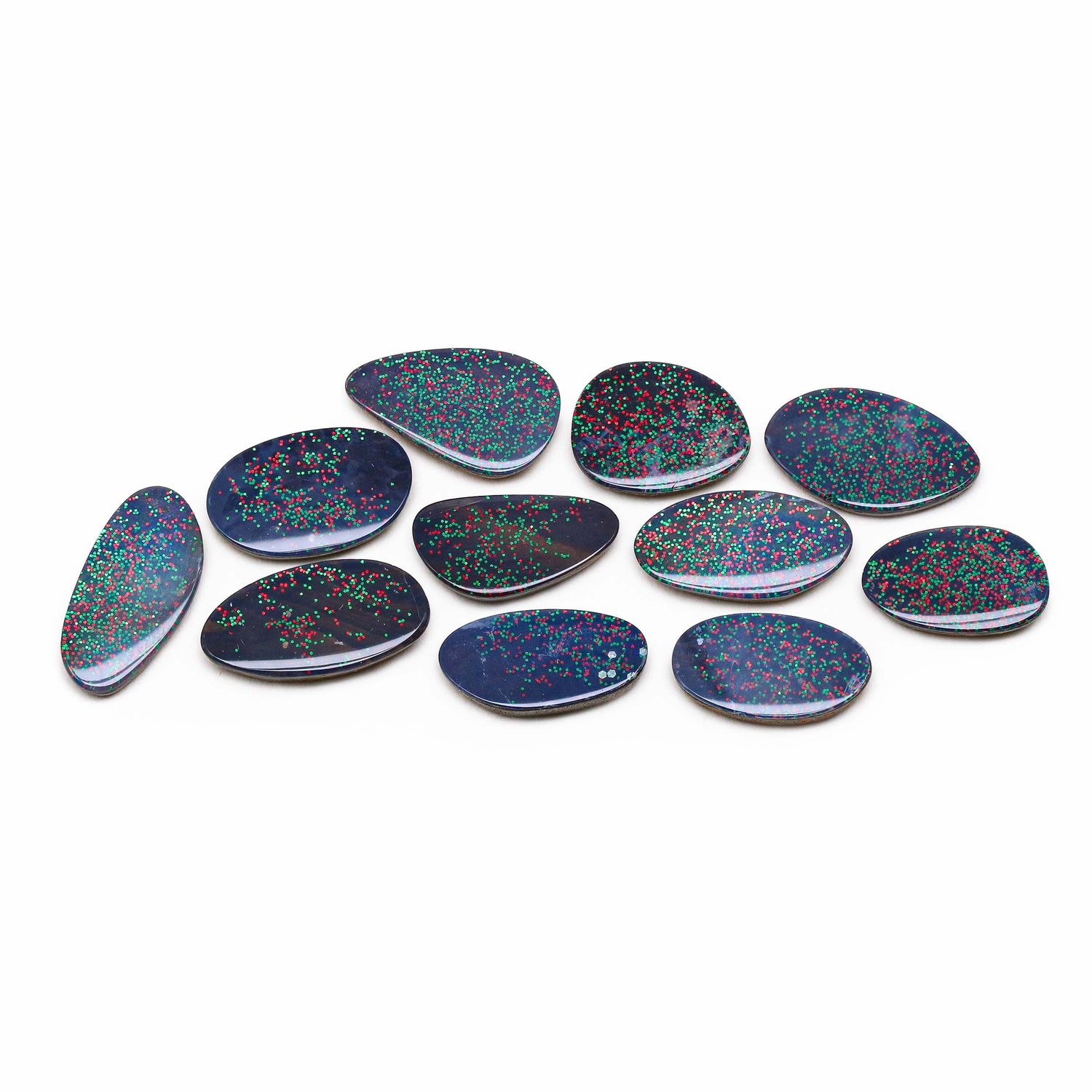 Australian Opal Doublet 14x9mm to 17.50x9mm Mix Smooth Slices