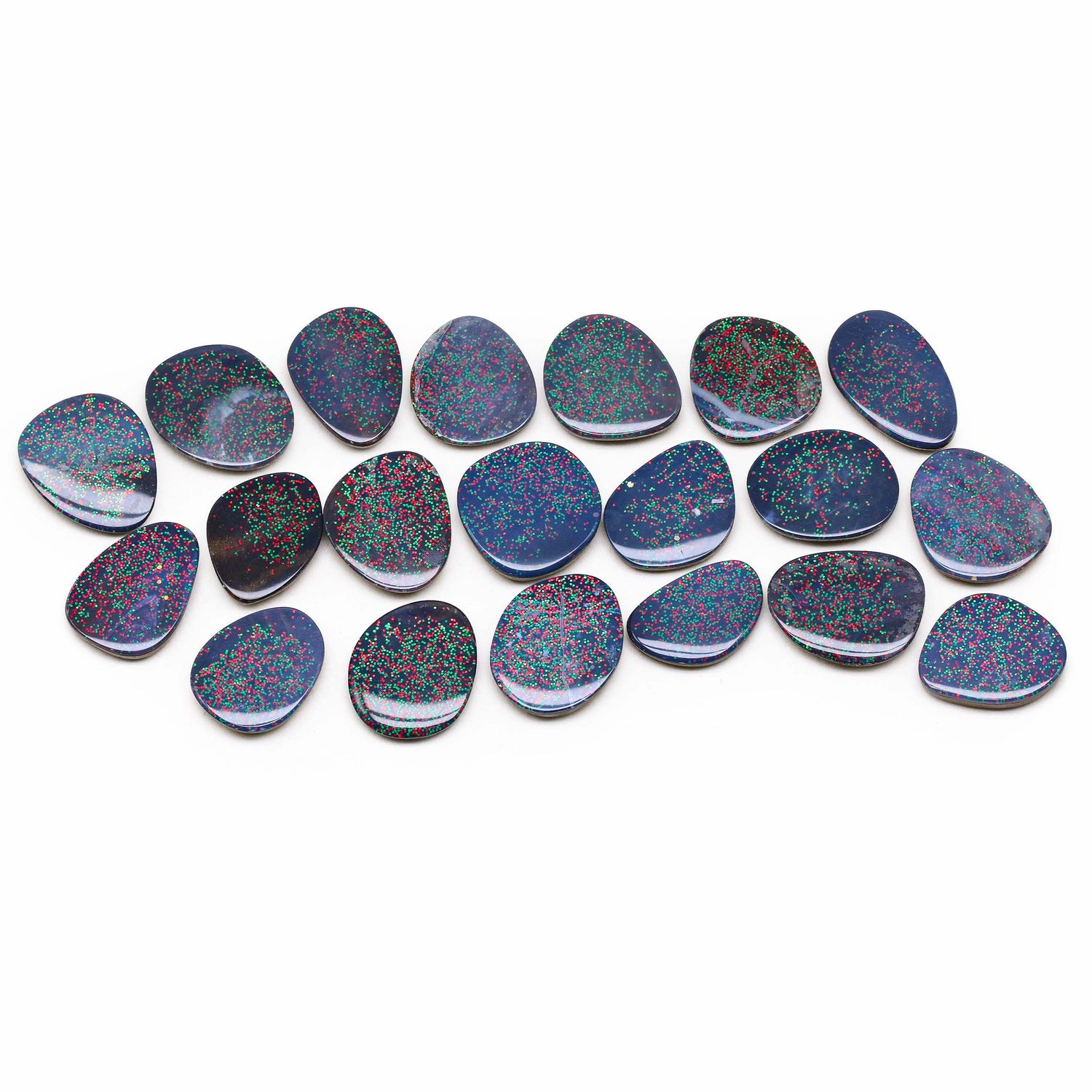 Australian Opal Doublet 14x9.50mm to 15x12.50mm Mix Smooth Slices