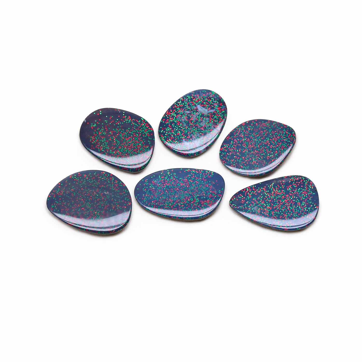 Australian Opal Doublet 14.50x11mm to 17x11mm Mix Smooth Slices