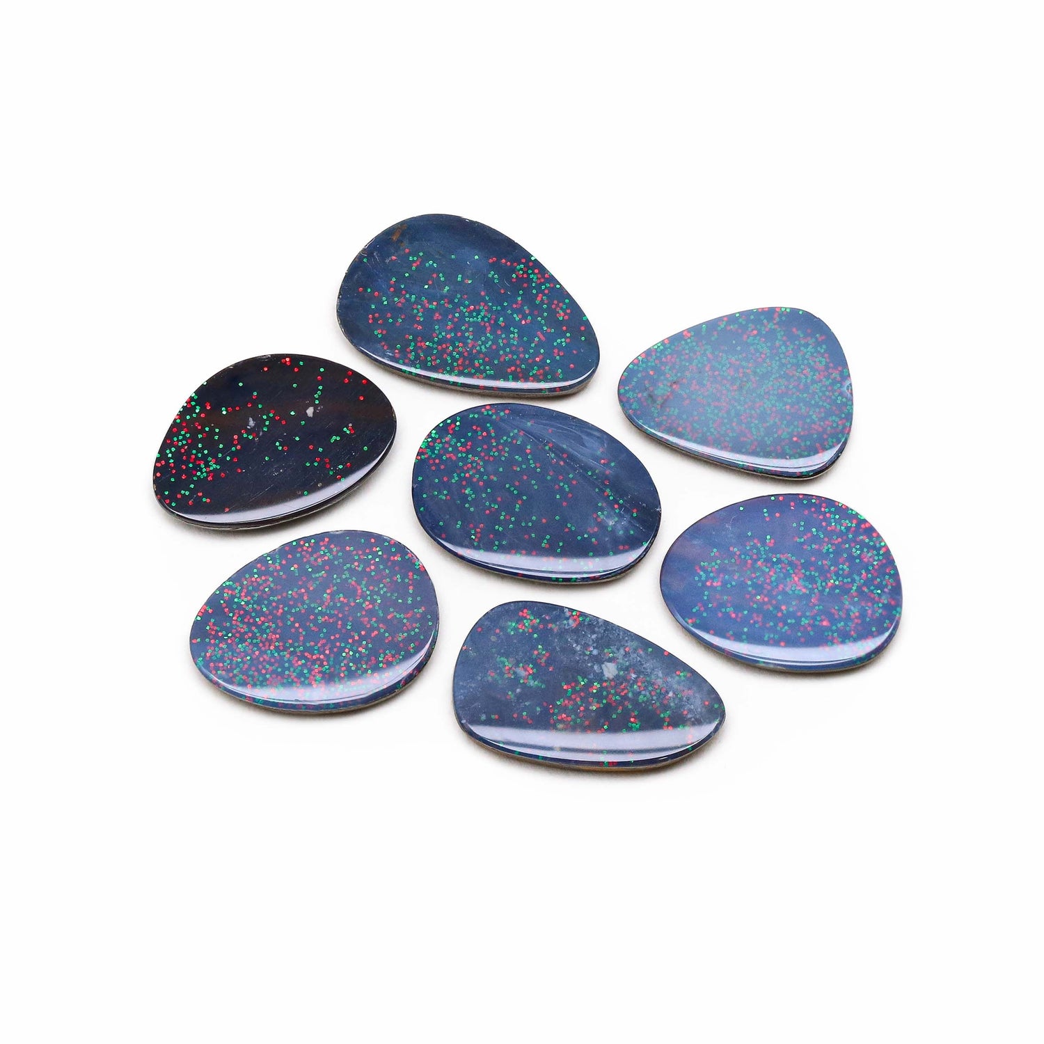 Australian Opal Doublet 14.50x11.50mm to 17x11mm Mix Smooth Slices
