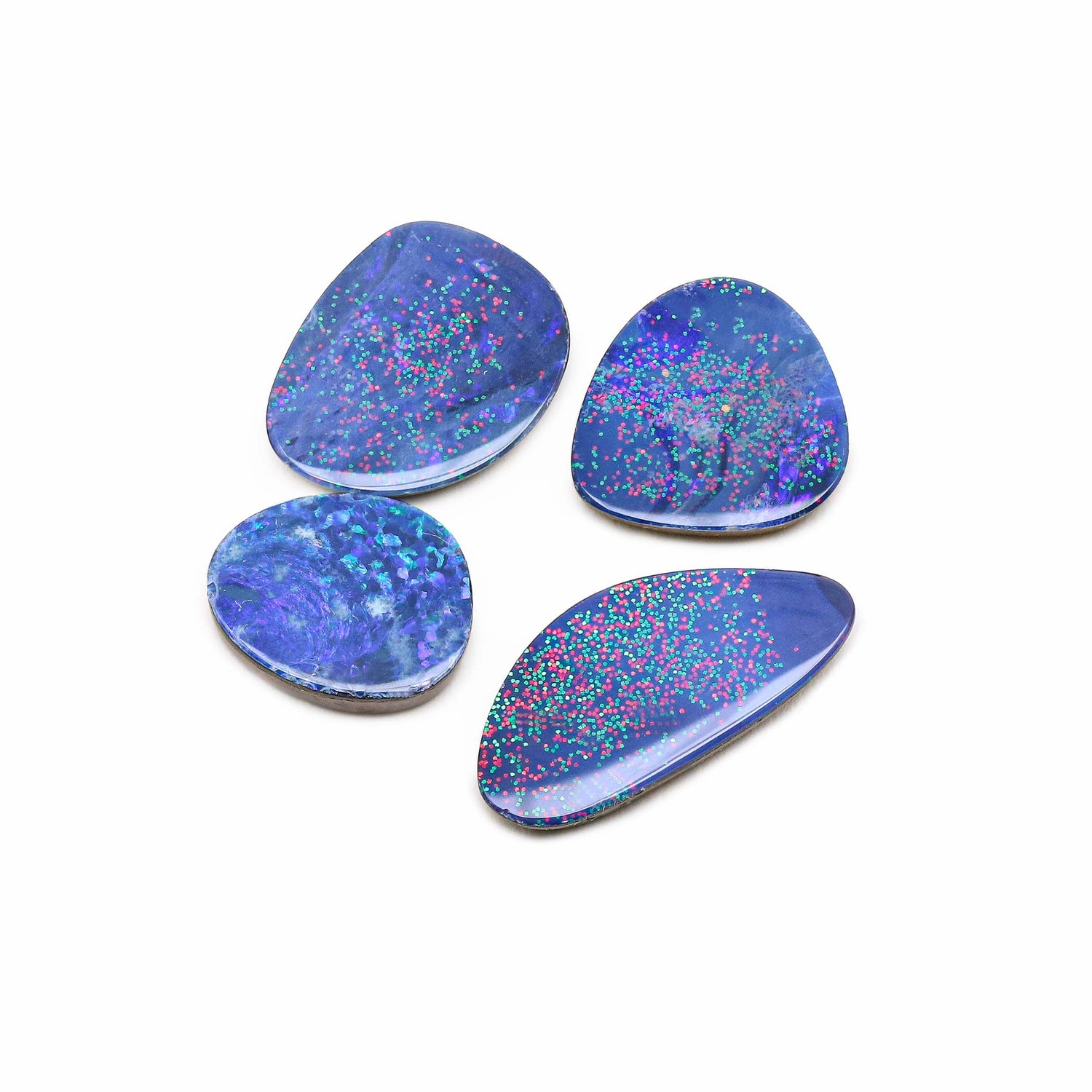 Australian Opal Doublet 14.50x11.50mm to 22.50x11mm Mix Smooth Slices