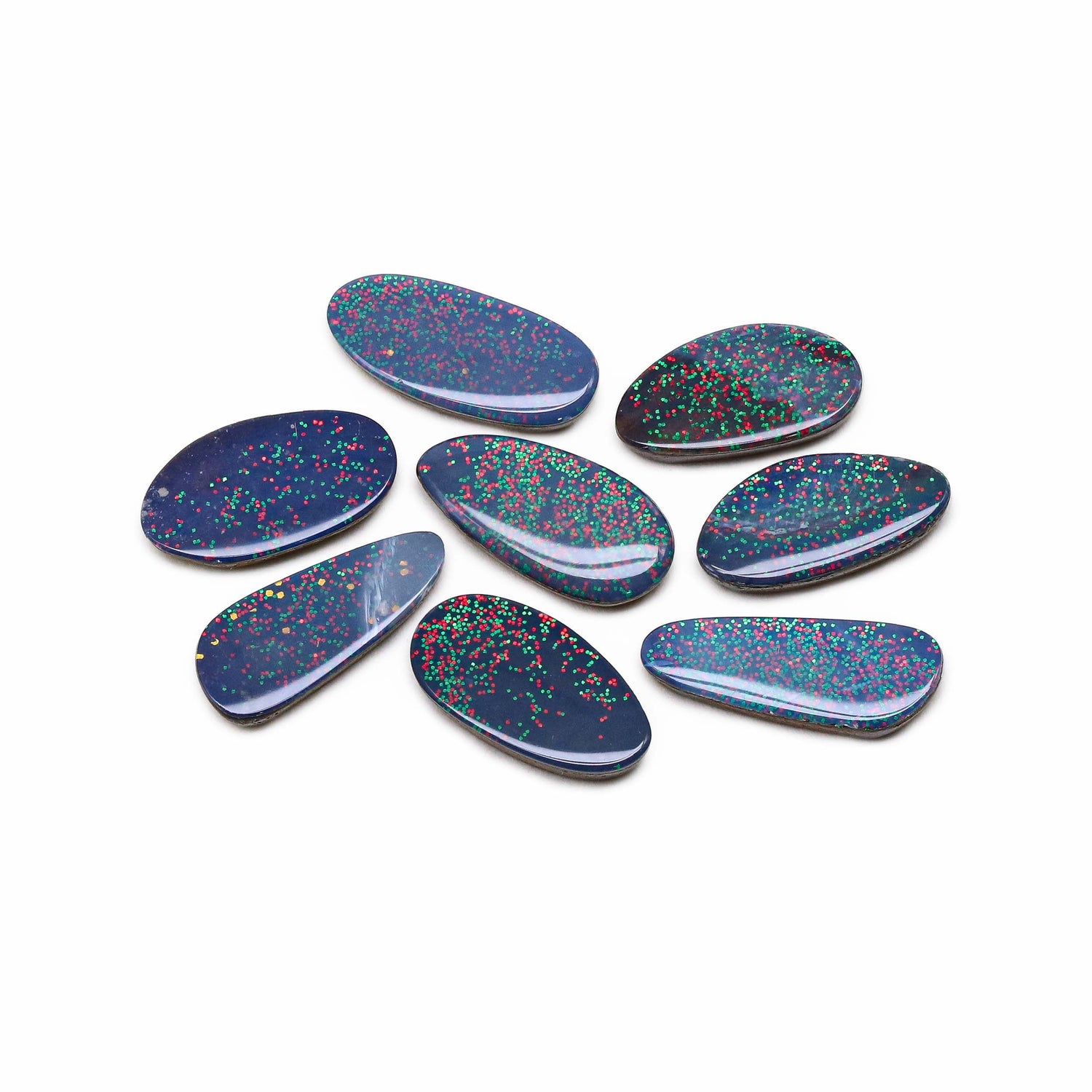 Australian Opal Doublet 15x7mm to 18x7mm Mix Smooth Slices
