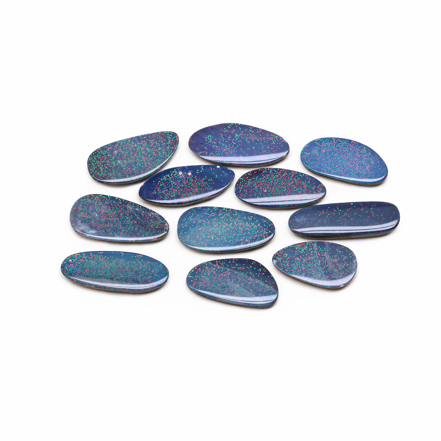 Australian Opal Doublet 17x9.50mm to 22.50x7mm Mix Smooth Slices