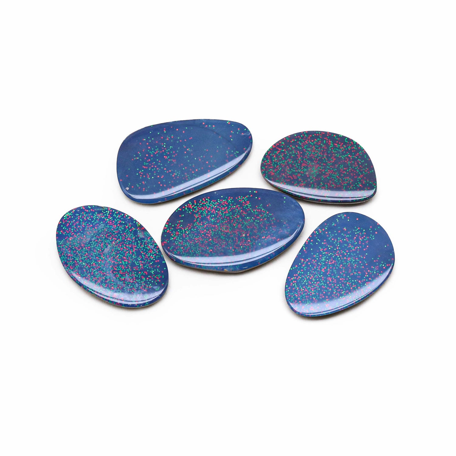 Australian Opal Doublet 18x11.50mm to 22.50x13.50mm Mix Smooth Slices