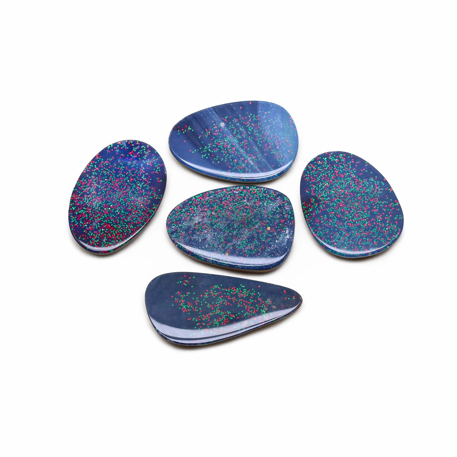 Australian Opal Doublet 18x13.50mm to 22.50x11mm Mix Smooth Slices