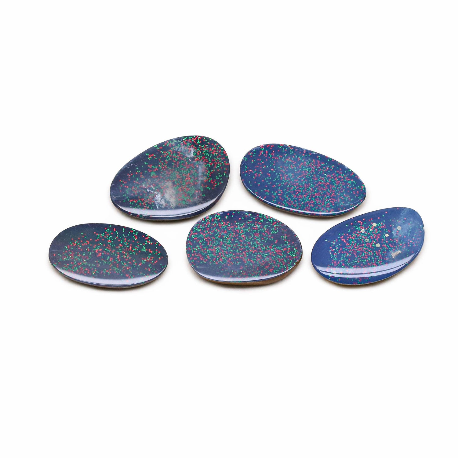Australian Opal Doublet 18.50x10.50mm to 19.50x13mm Mix Smooth Slices