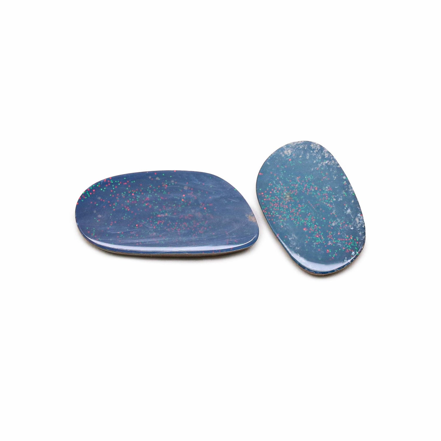 Australian Opal Doublet 22x14mm and 27.50x13.50mm Mix Smooth Slices