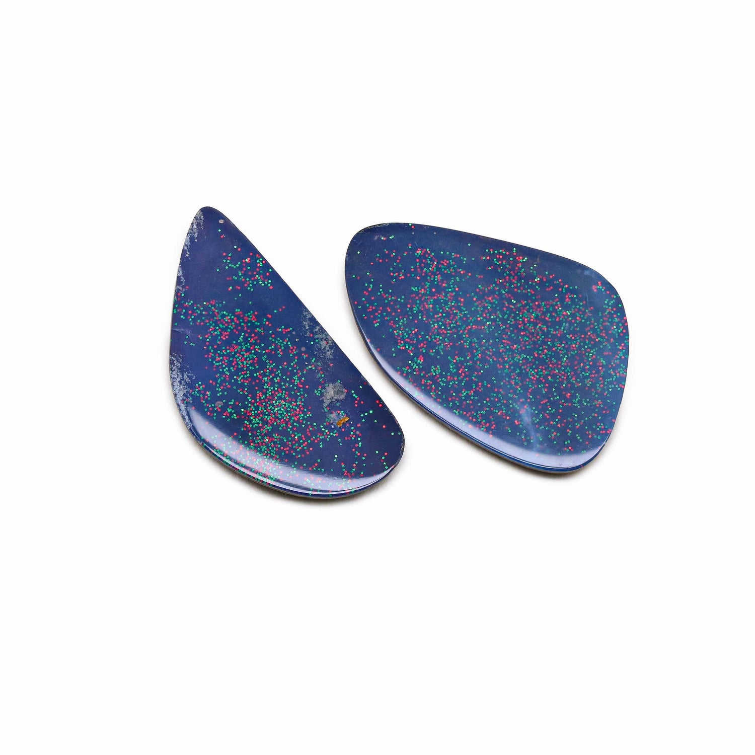 Australian Opal Doublet 30x22mm and 34x17mm Mix Smooth Slices