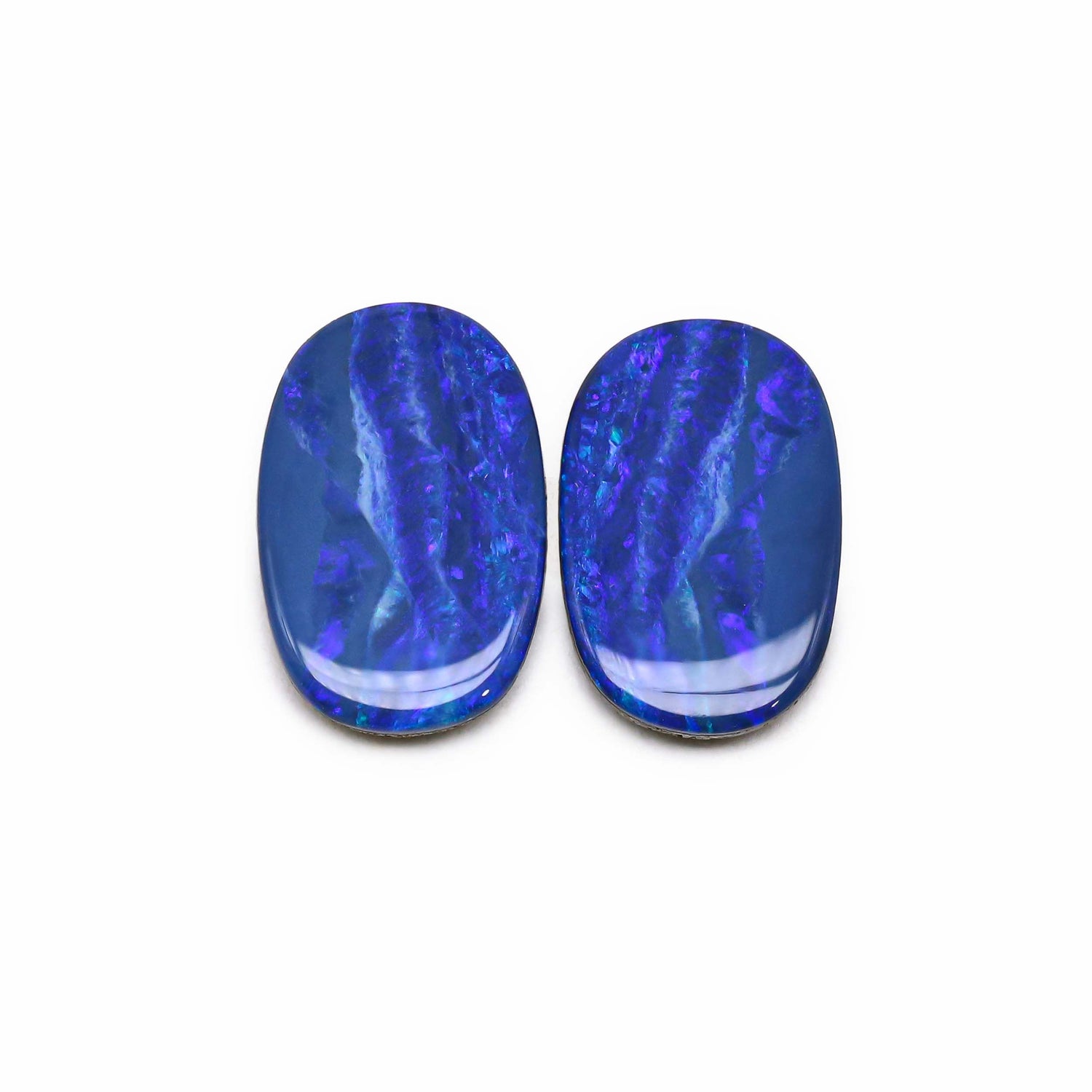 Australian Opal Doublet 16.50x10.50mm Mix Smooth Slices