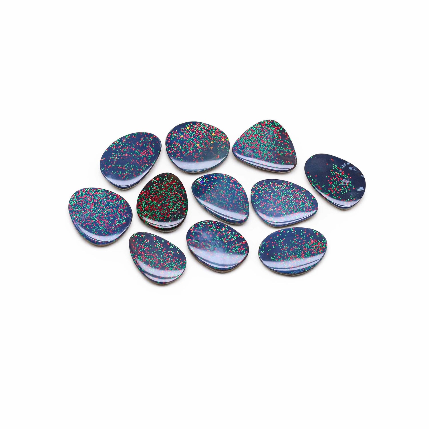 Australian Opal Doublet 12x8mm to 12.50x10.50mm Mix Smooth Slices