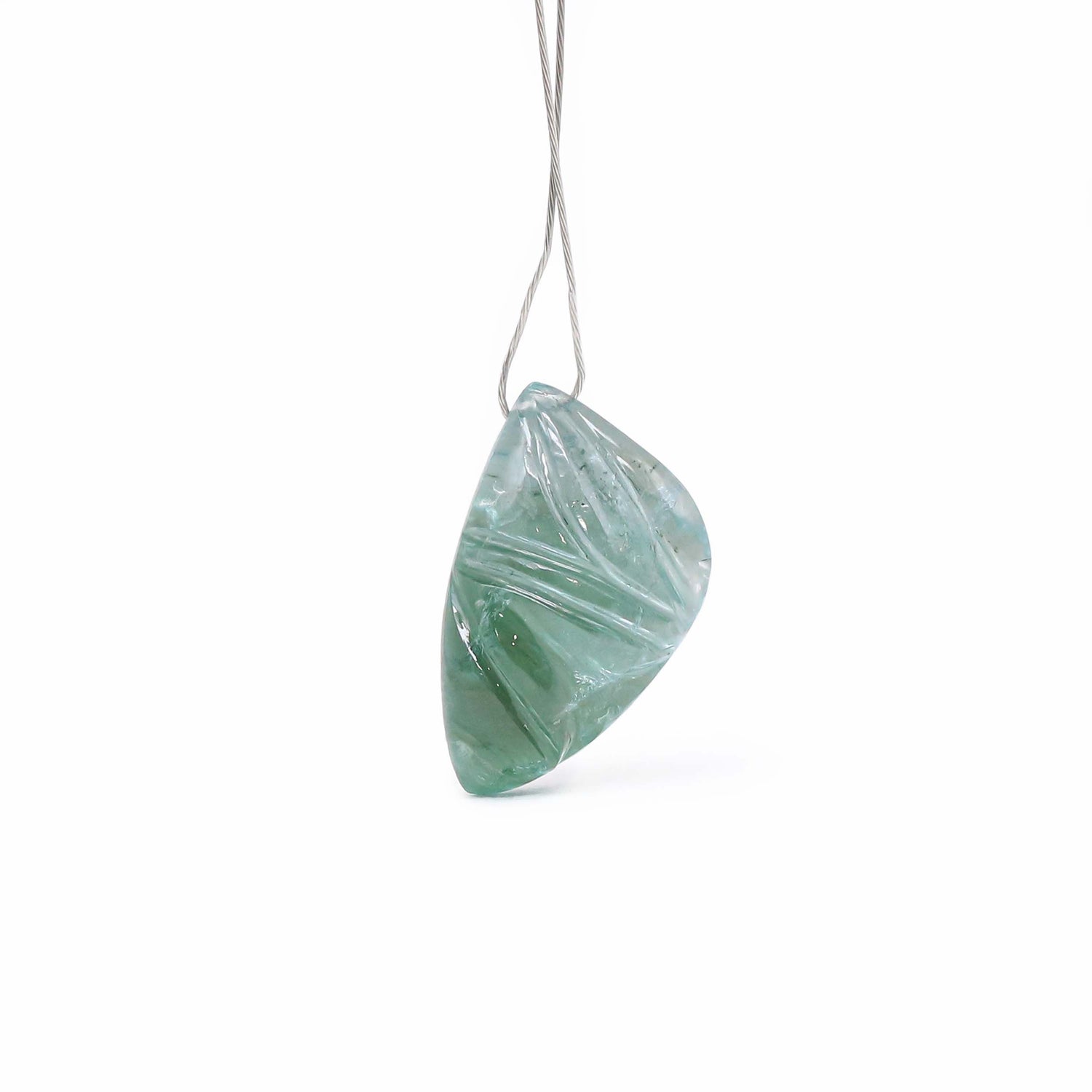 Bi-Color Tourmaline 18.50x11mm Carved Fancy