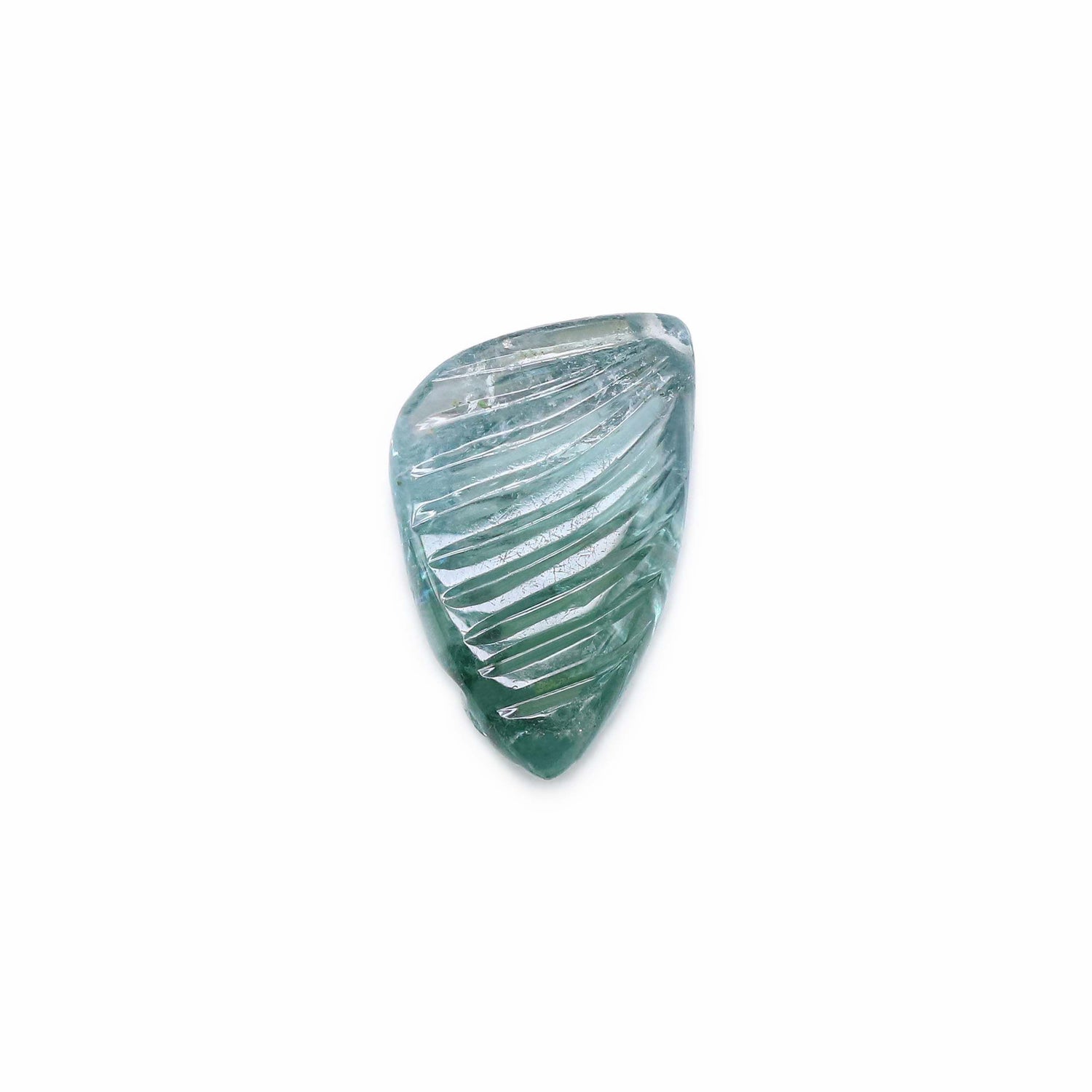 Bi-Color Tourmaline 18.50x11mm Carved Fancy