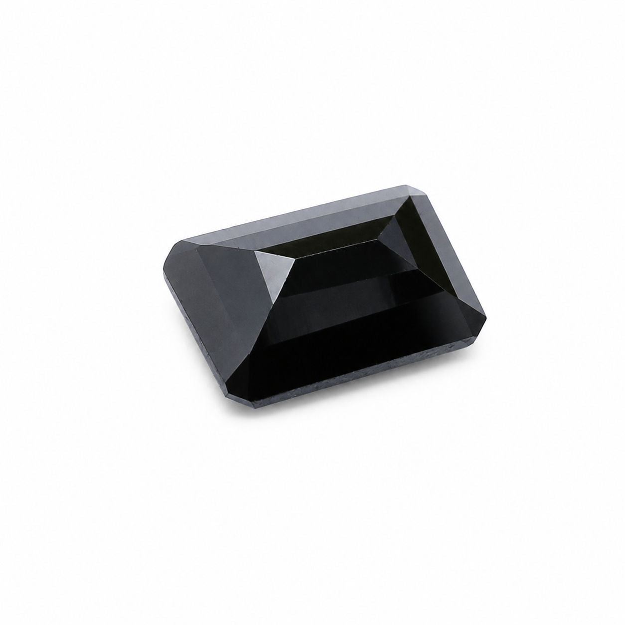 Cubic Zirconia (Black Color) Octagon Faceted