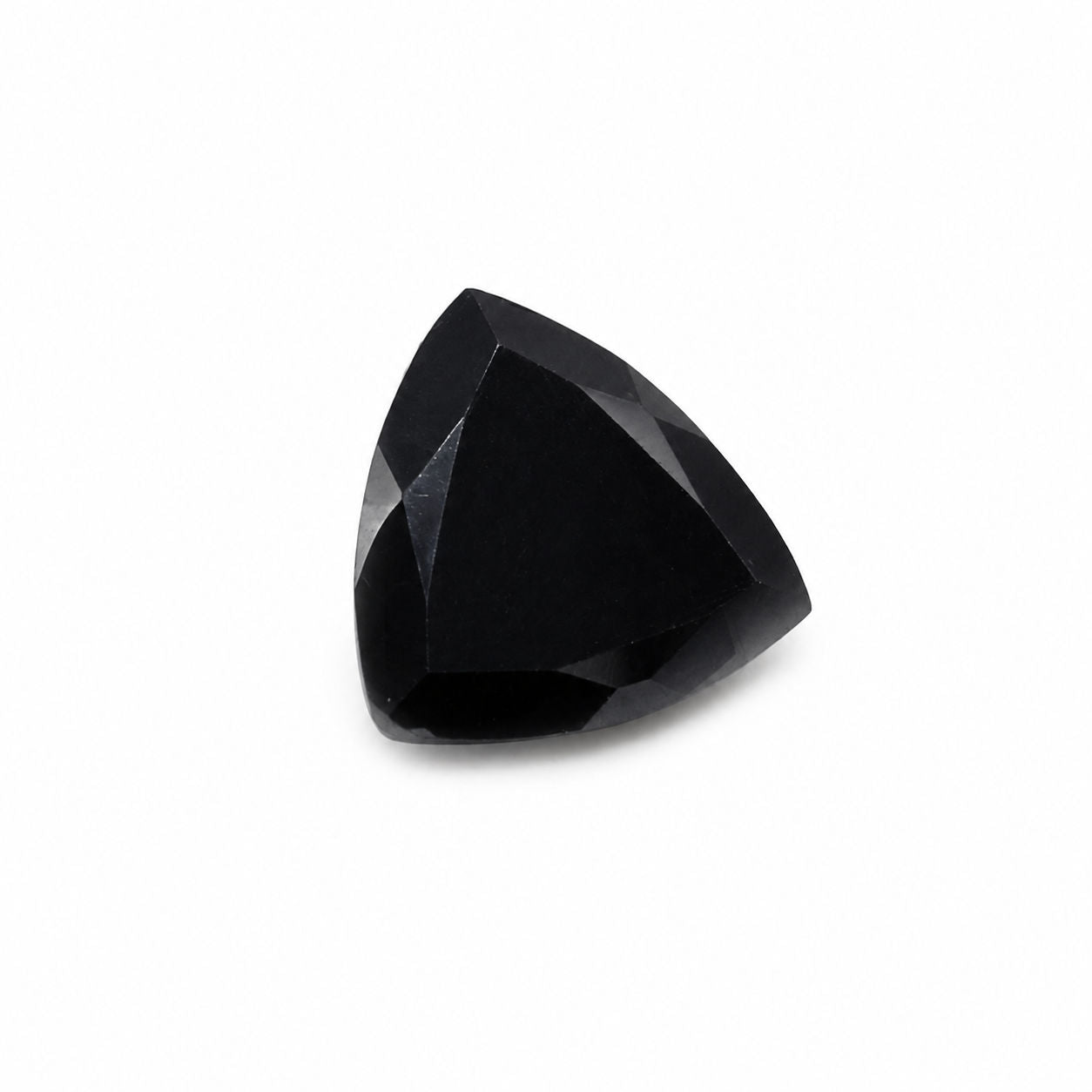 Cubic Zirconia (Black Color) Trillion Faceted