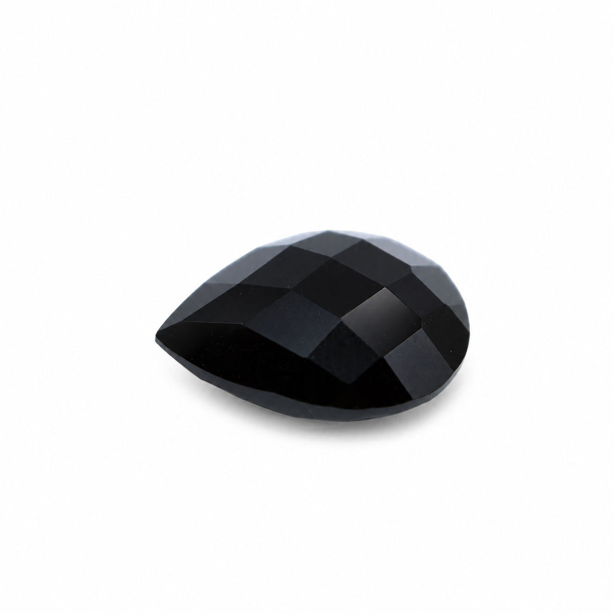 Black Spinel Pear Briolette