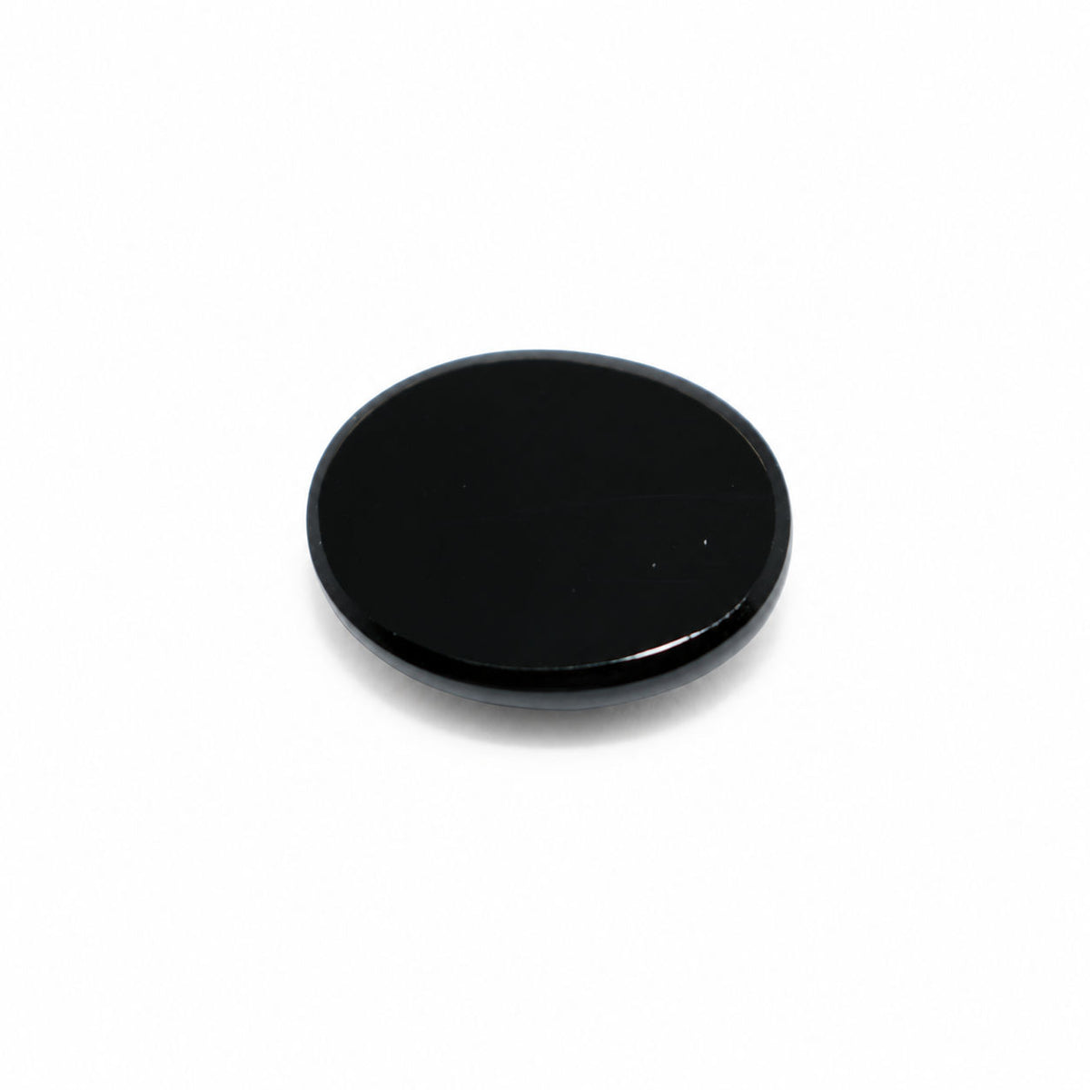 Black Spinel Rose Cutting Oval Faceted Cab