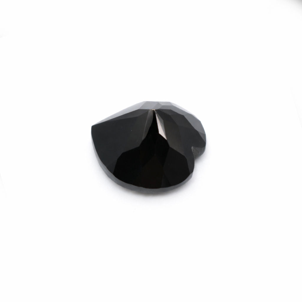 Black Spinel Heart Shape Faceted