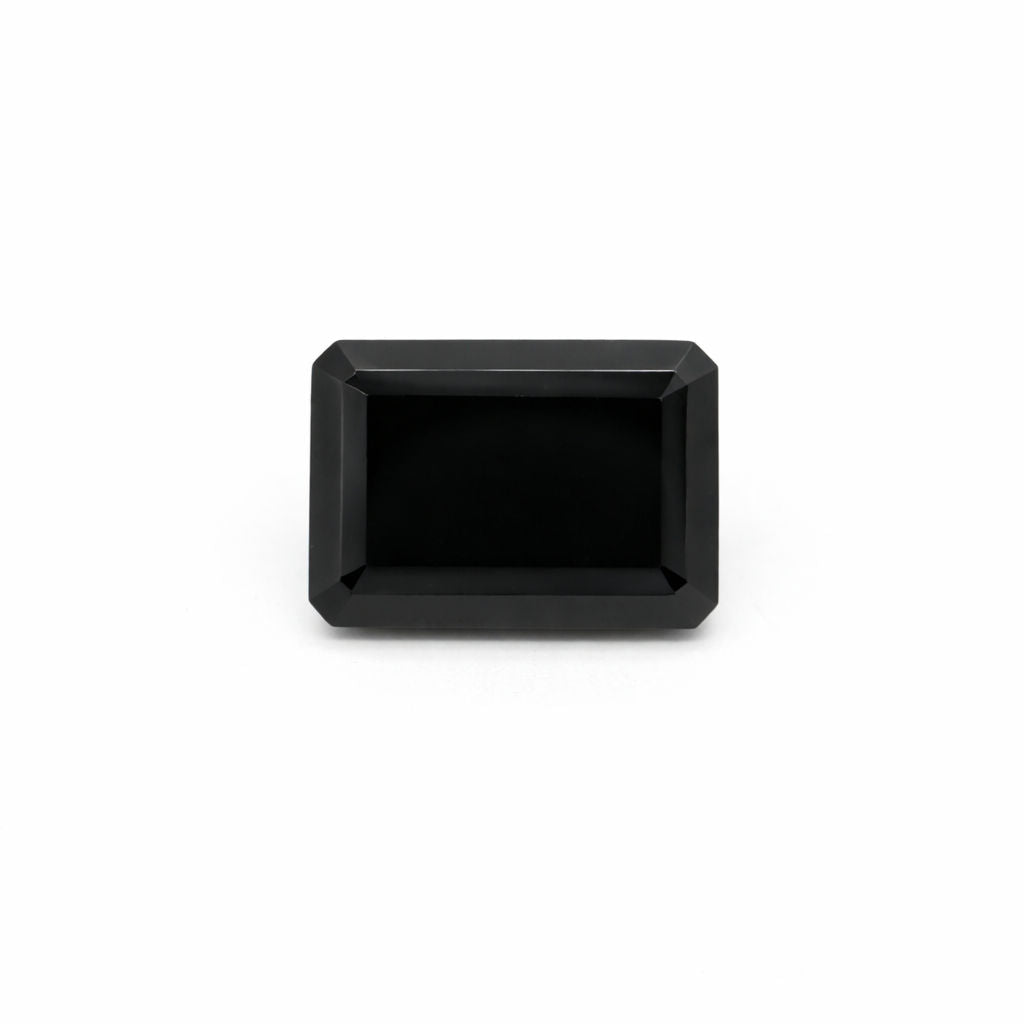 Black Spinel Octagon Faceted