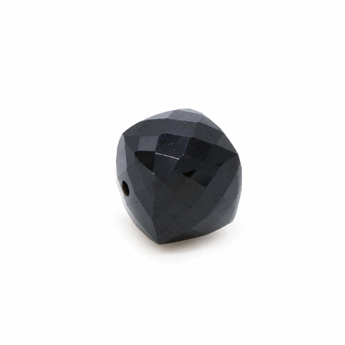 Black Spinel Cube Faceted (Full Drill)