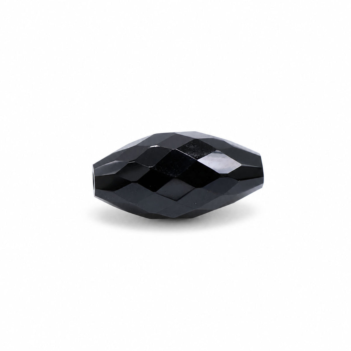 Black Spinel Rice Faceted (Full Drill)