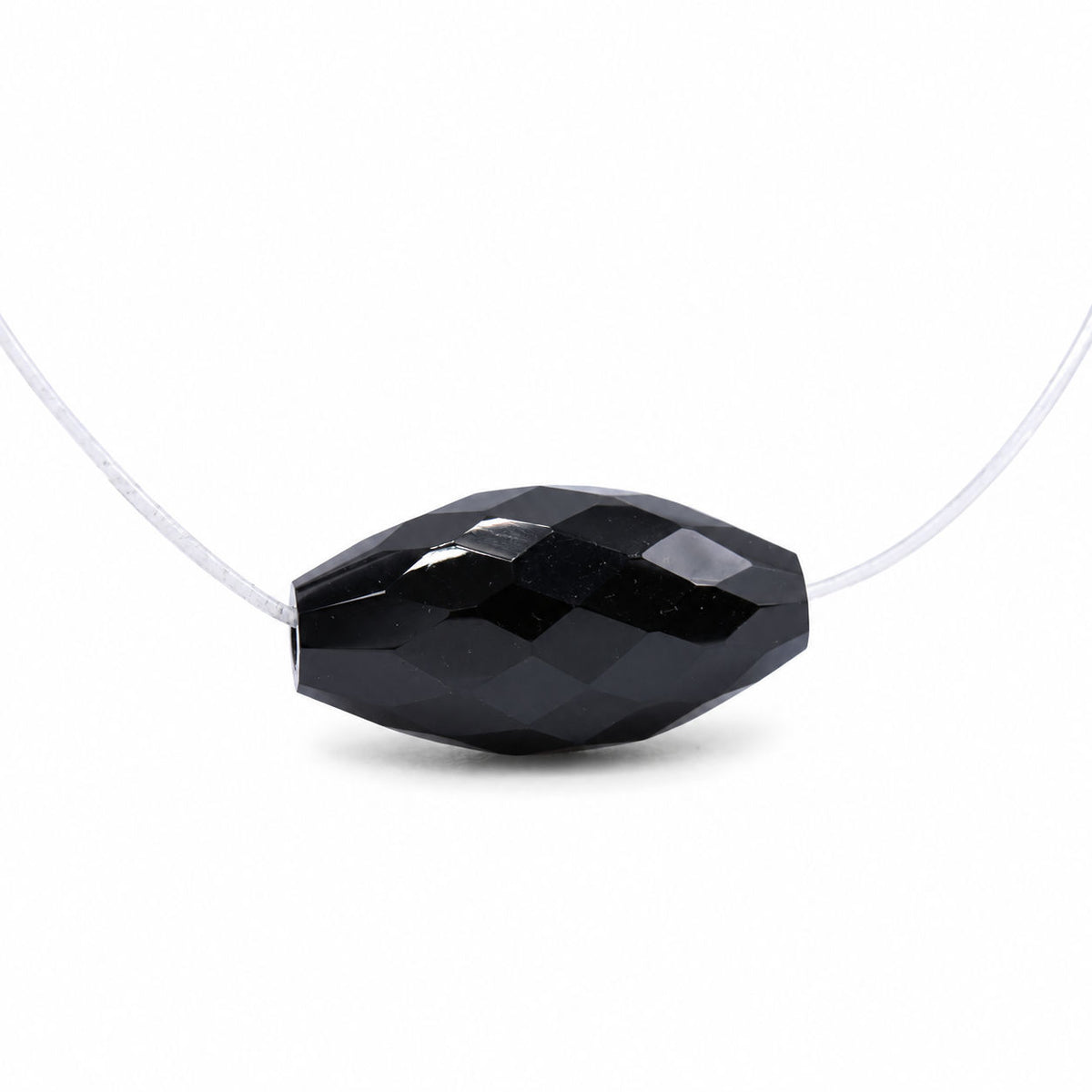 Black Spinel Rice Faceted (Full Drill)
