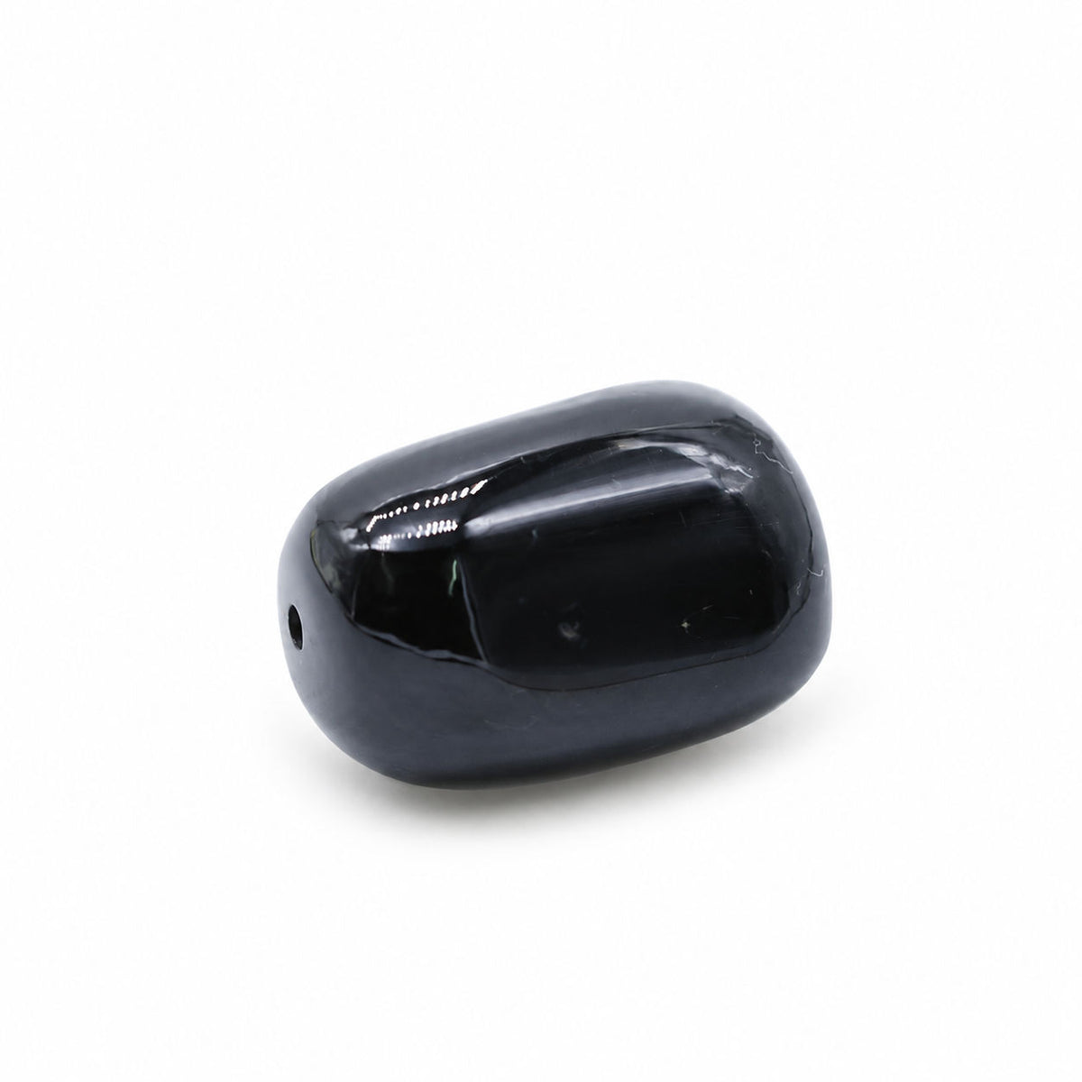 Black Spinel Smooth Tumbled (Full Drill)
