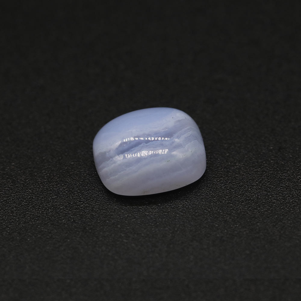 Blue Lace Agate Elongated Cushion Cabochon
