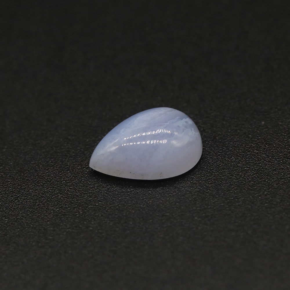 Blue Lace Agate Pear Cabochon