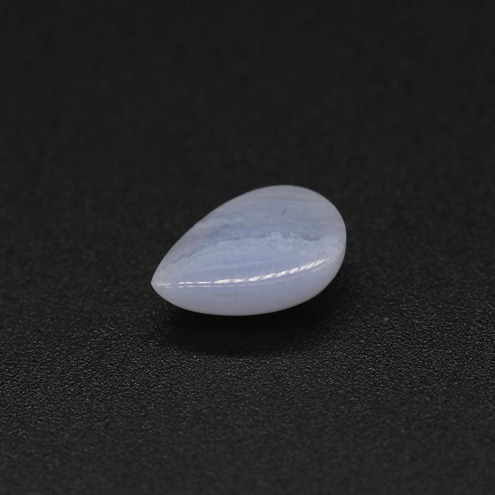 Blue Lace Agate Pear Cabochon