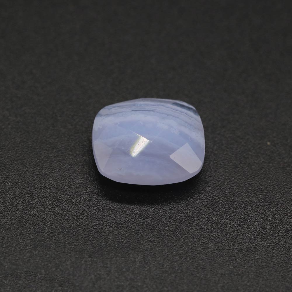 Blue Lace Agate Elongated Cushion Briolette