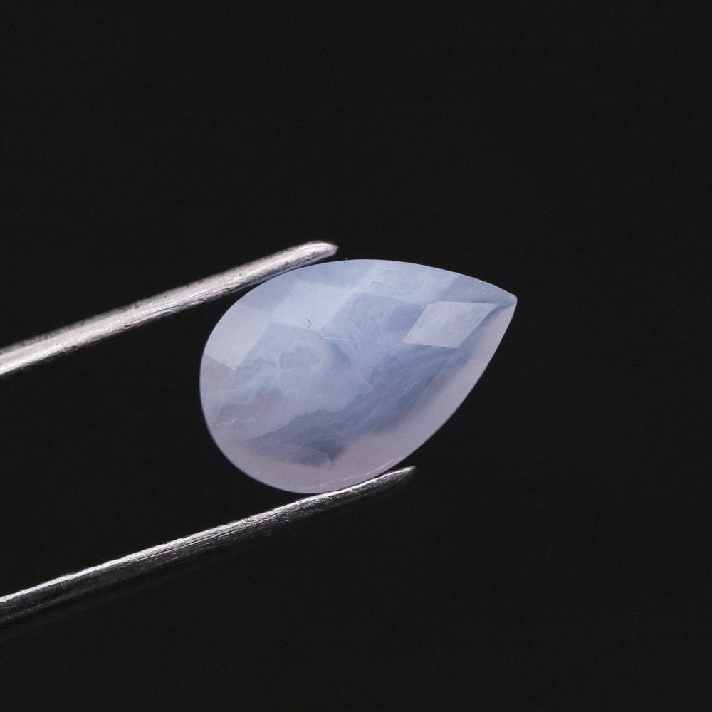 Blue Lace Agate Pear Briolette