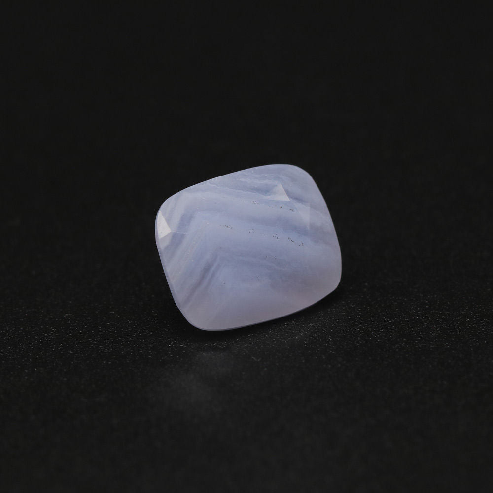 Blue Lace Agate Elongated Cushion Faceted