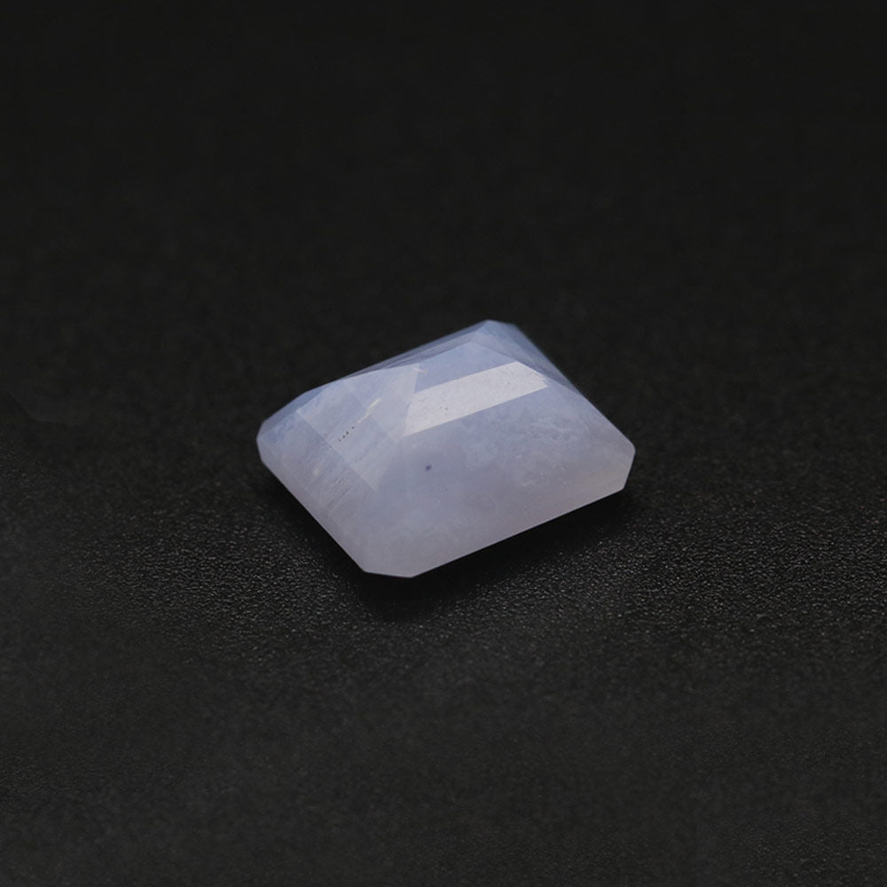 Blue Lace Agate Octagon Faceted